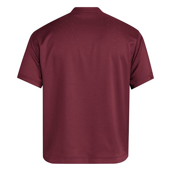 Мужской бордовый свитшот adizero с V-образным вырезом Texas A&M Aggies Adidas — фото 4
