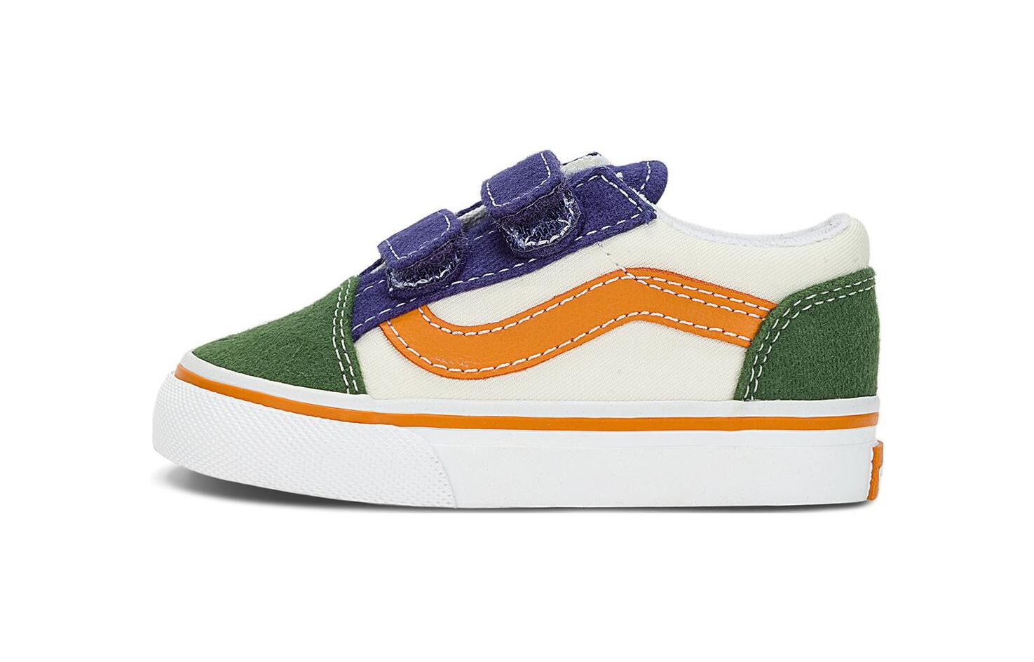 Кроссовки Vans Old Skool Toddler Shoes TD, белый
