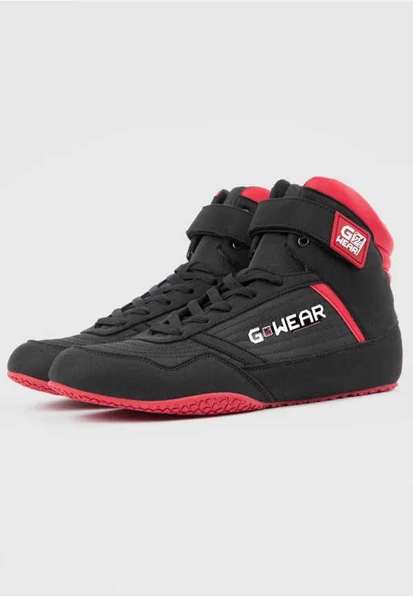 Кроссовки высокие Gorilla Wear High Top Trainers, светло-красный — фото 2