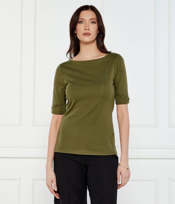 

Блуза Regular fit Lauren Ralph Lauren, хаки