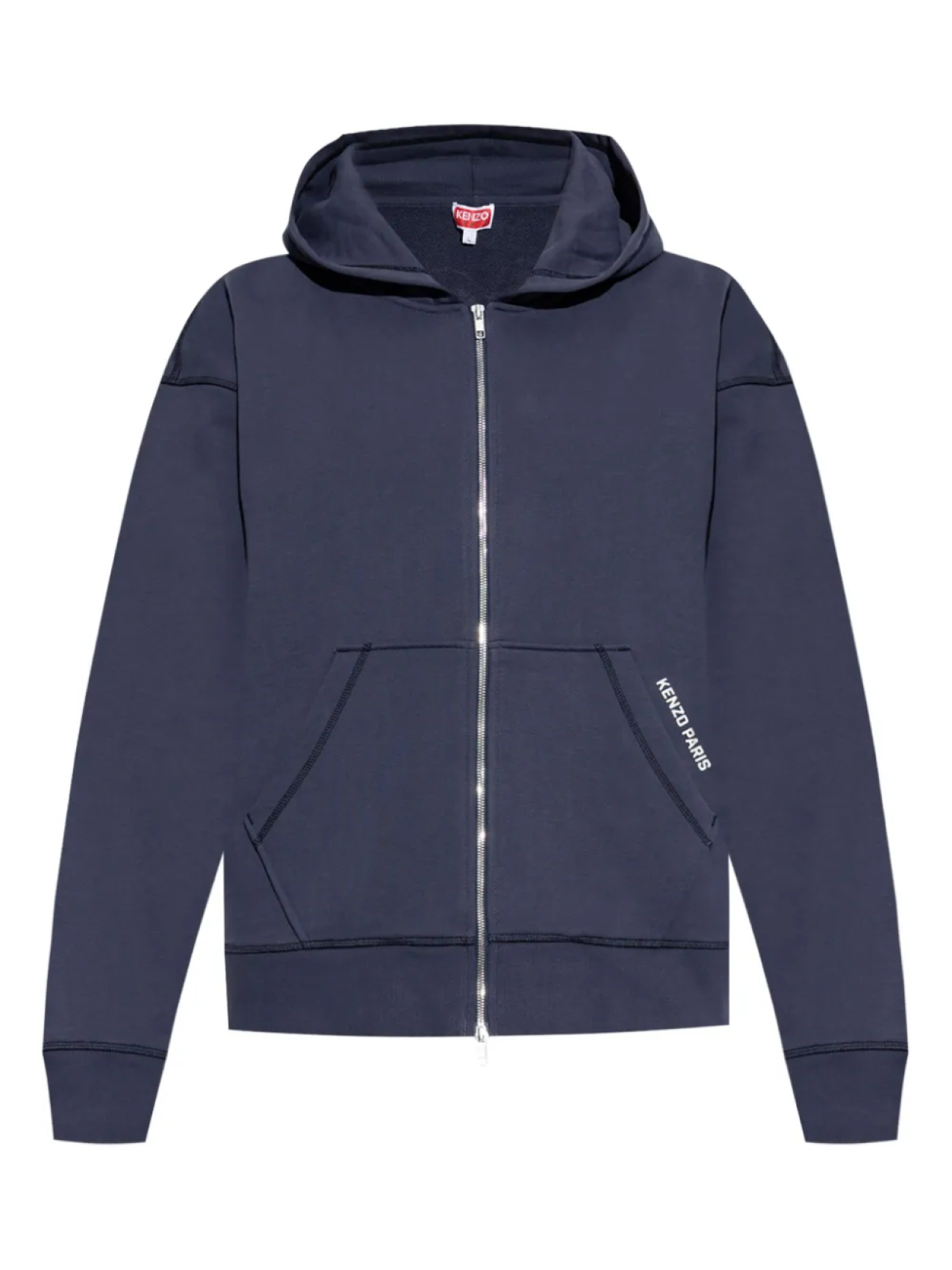 

Толстовка с капюшоном из хлопка Kenzo, синий
