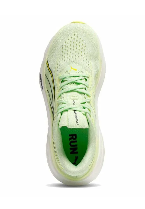 Кроссовки для бега по шоссе magmax nitro 2 Puma, Apple Spritz/Lux Lime — фото 2