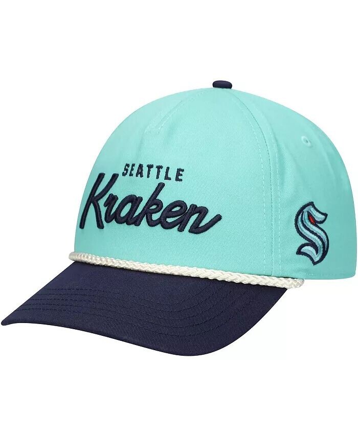 

Мужская голубая регулируемая шляпа из саржи Seattle Kraken Roscoe American Needle, синий