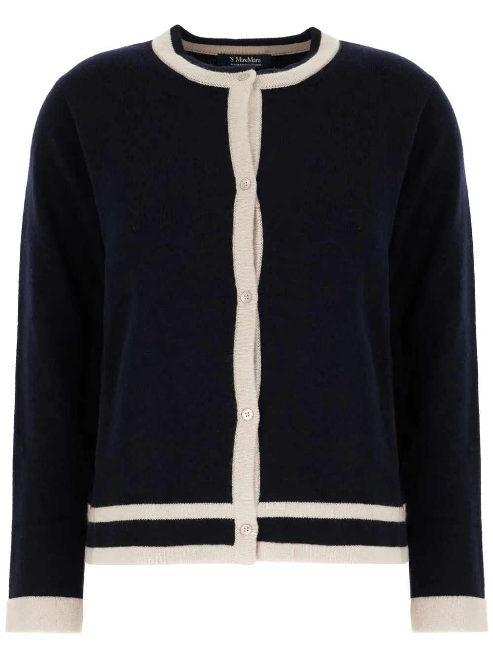 

Кардиган с контрастной отделкой 'S Max Mara, синий