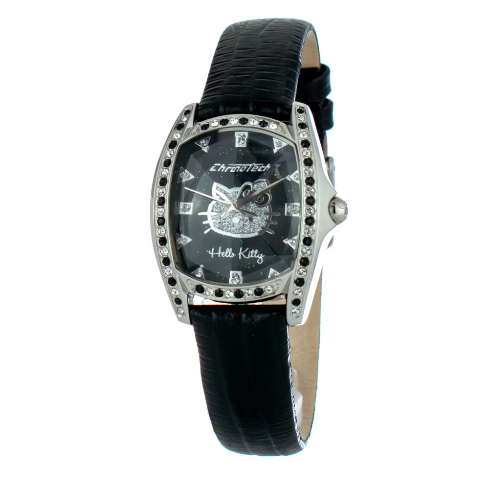 

Женские часы Chronotech Leather, черный