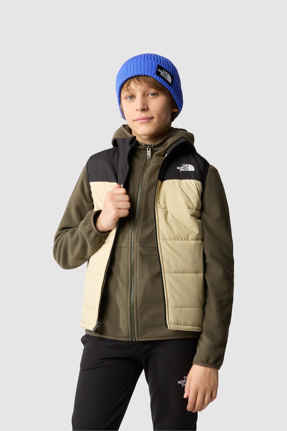 

Подросток никогда не перестает изучать жилет из синтетического материала The North Face, коричневый