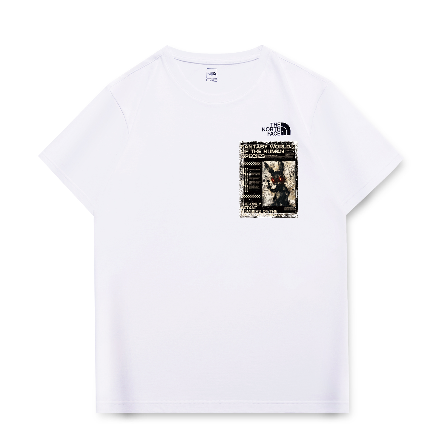 

THE NORTH FACE Футболка унисекс белая, Белый, THE NORTH FACE Футболка унисекс белая