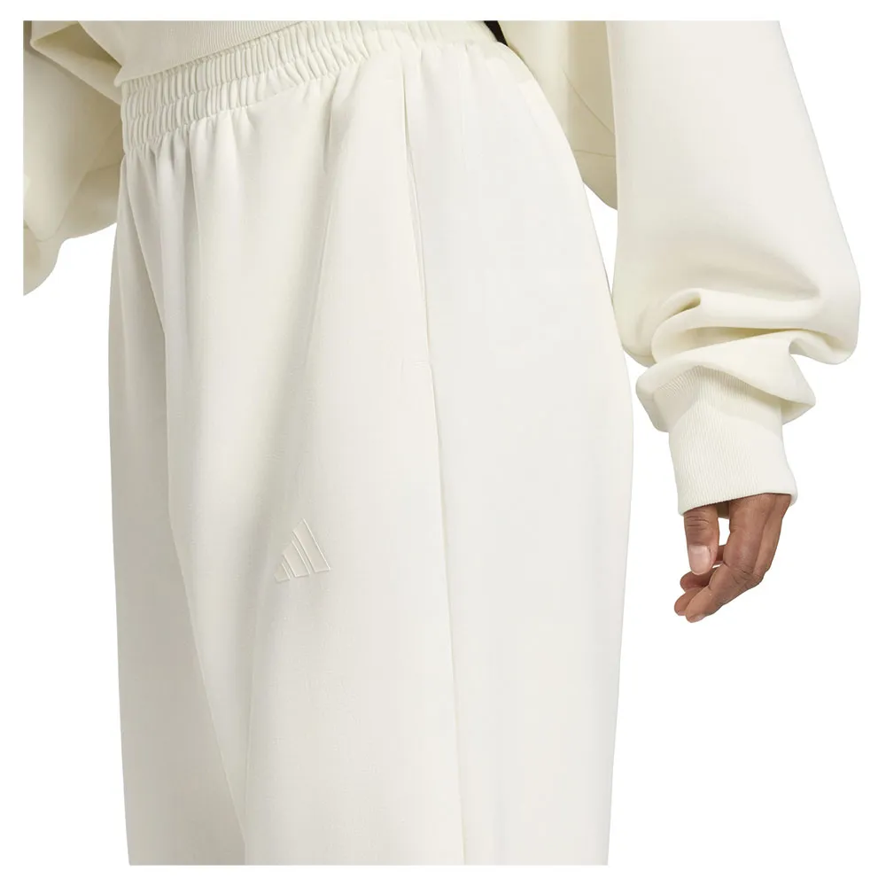 Брюки adidas All SZN Soft Lux Loose, белый — фото 4