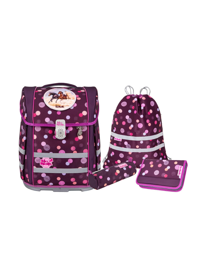 

McNeill Набор школьных рюкзаков Perfecto из 5 предметов, рубиновый