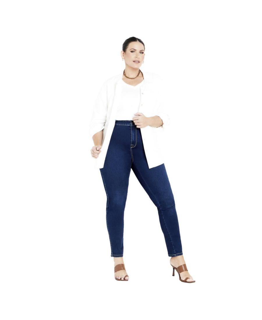 

Женские узкие джинсы Butter Denim AVENUE, Dark wash