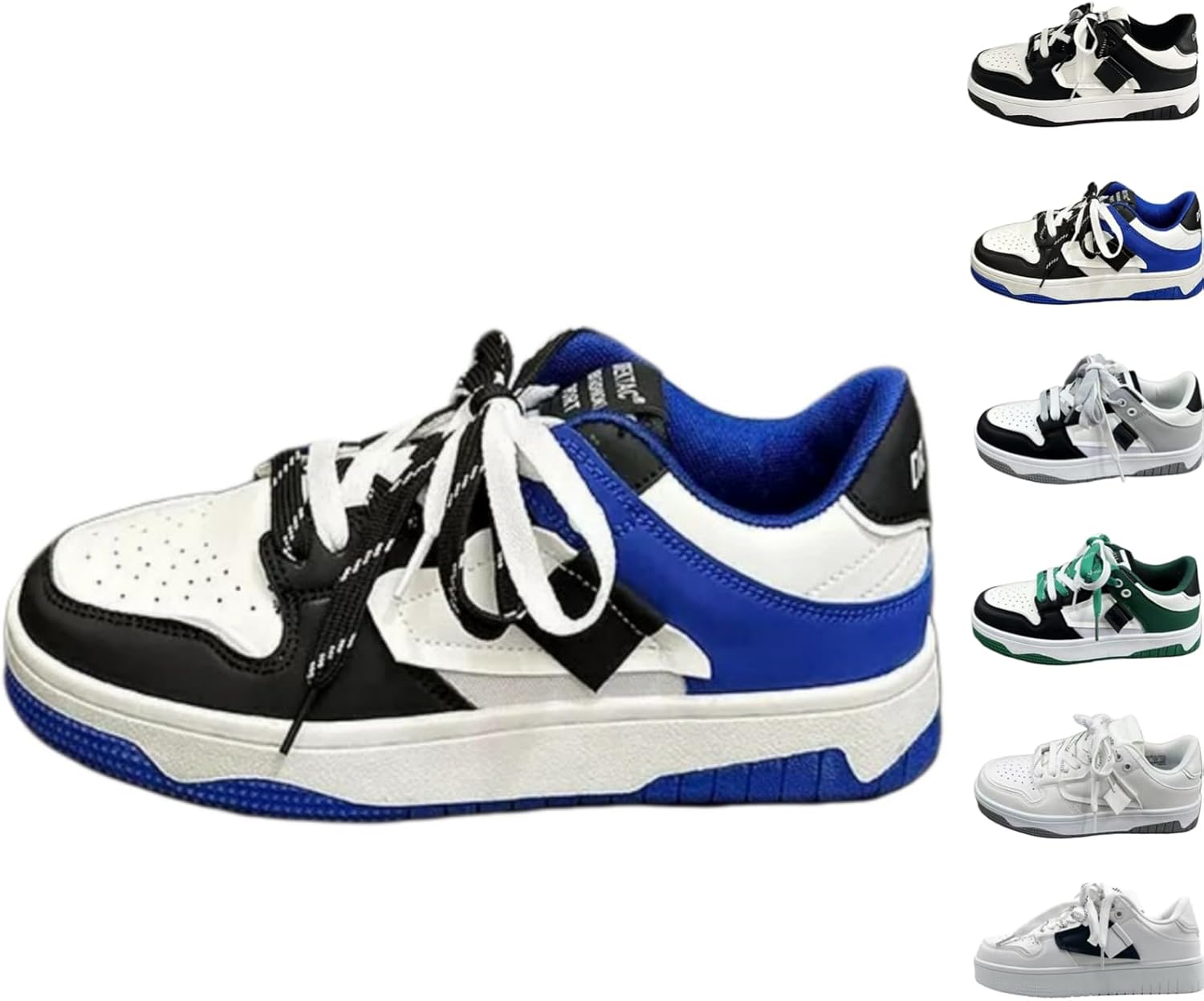 

Женские и мужские кроссовки Y2K, массивные, модные, ретро, повседневные, с противоскользящей подошвой, удобные, для бега, скейтбординга и спорта Macefil, синий