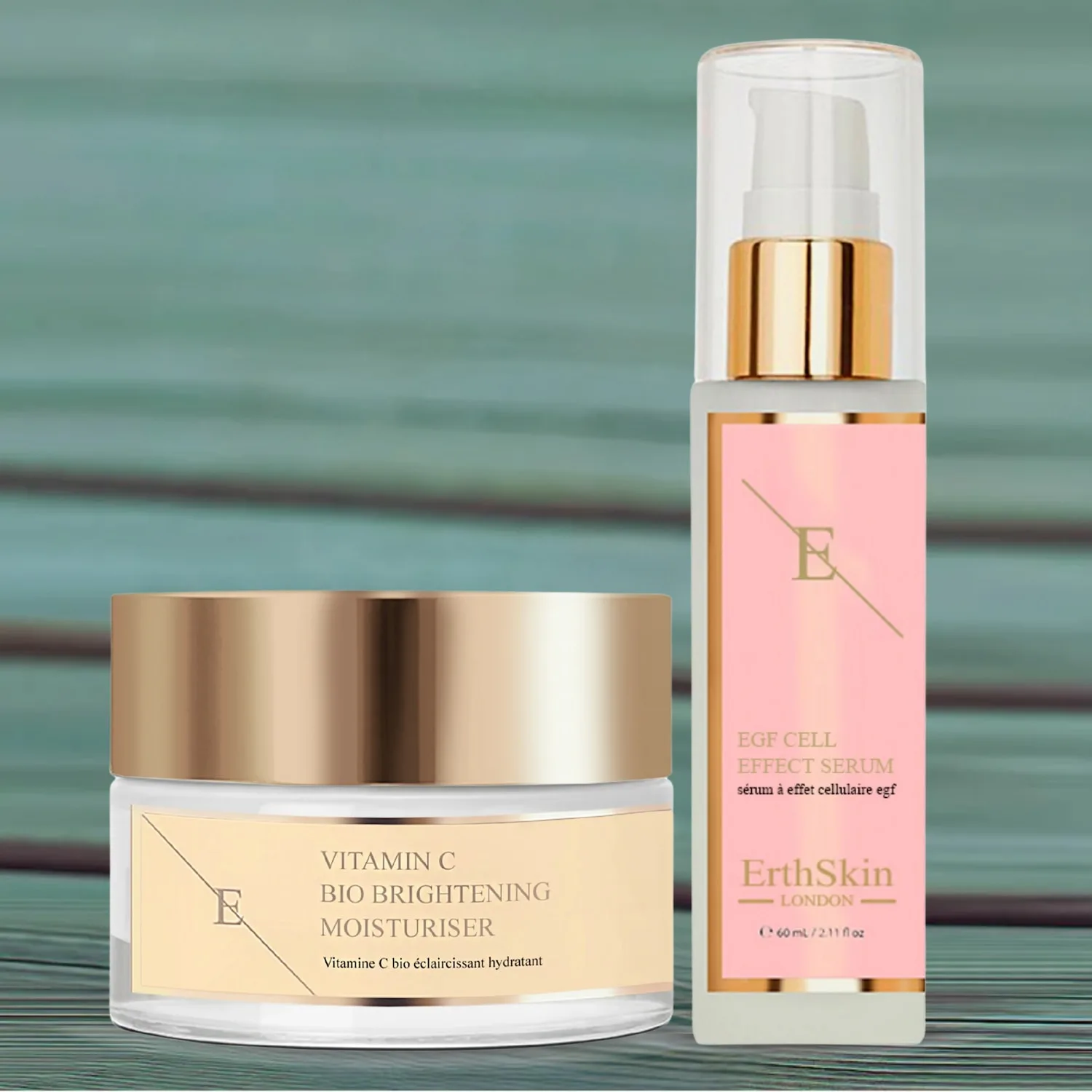 Набор ErthSkin London — Для ухода за лицом «Сияние и упругость» (двойной набор) , 1 шт, 50 мл — фото 3