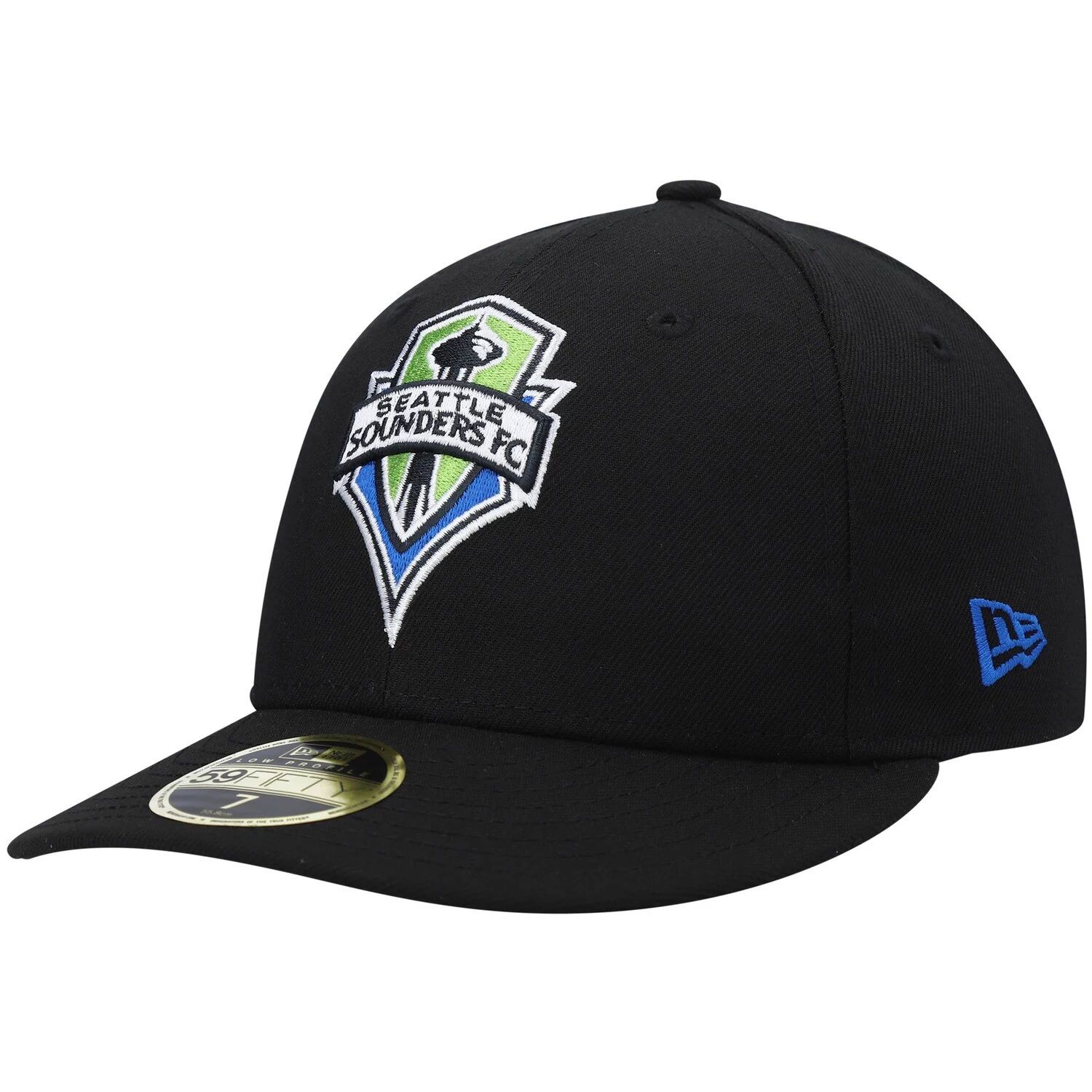 

Мужская облегающая шляпа New Era Black Seattle Sounders FC Primary Logo Low Profile 59FIFTY, Черный, Мужская облегающая шляпа New Era Black Seattle Sounders FC Primary Logo Low Profile 59FIFTY