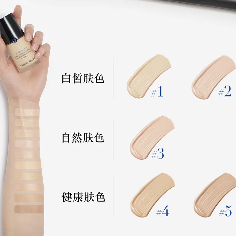 Тональная основа Giorgio Armani Master Blue Logo Light Locking Liquid Foundation 30 мл — фото 4