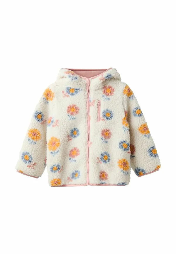 Куртка из флиса с капюшоном стандартного кроя Jojo Maman Bébé, Cream
