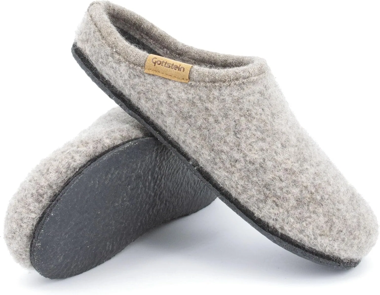 Войлочные тапочки Gottstein ALP-Comfort-FE для мужчин и женщин, из чистой натуральной шерсти с пробковой стелькой, Shetland Sheep