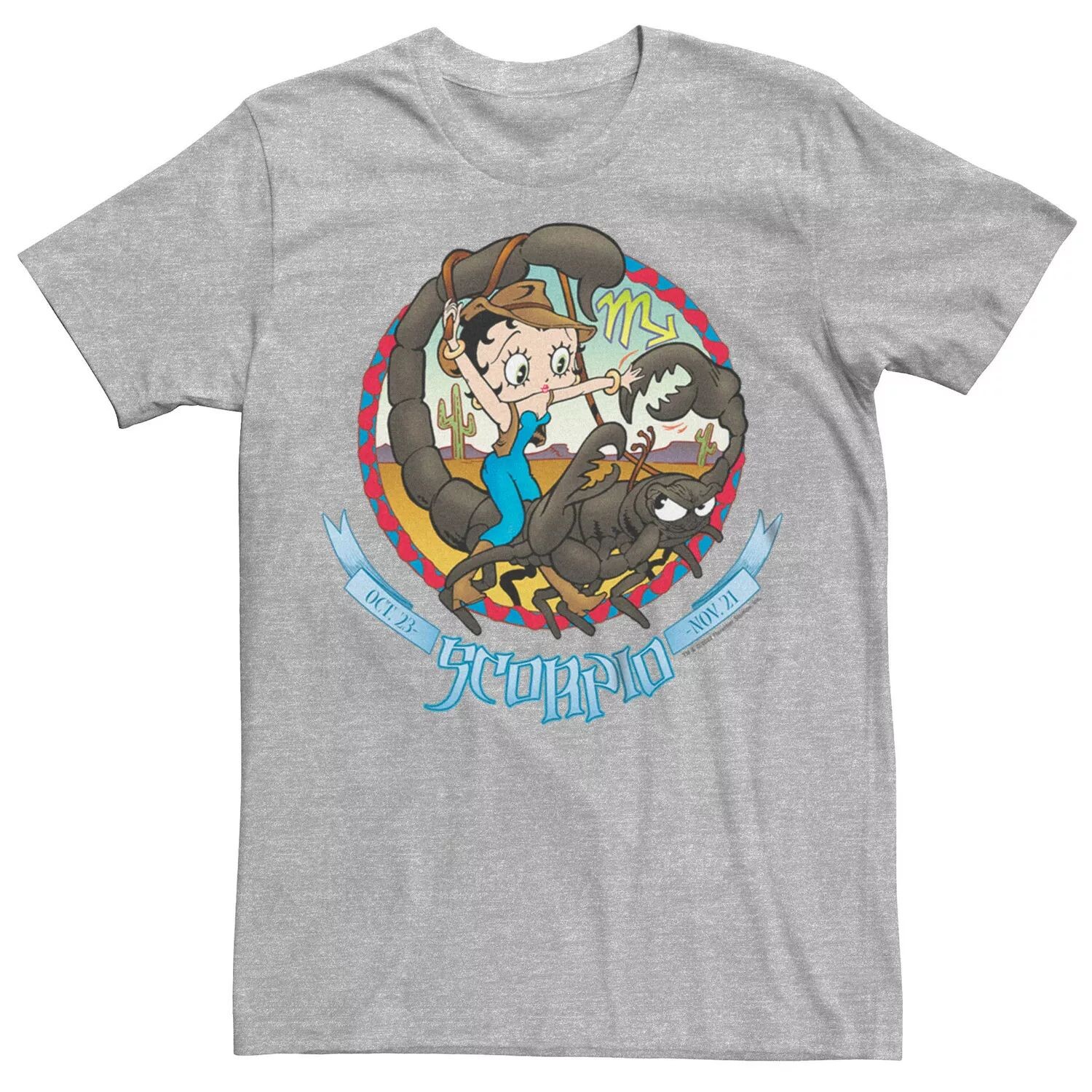 

Мужская футболка Betty Boop Скорпион Гороскоп Licensed Character