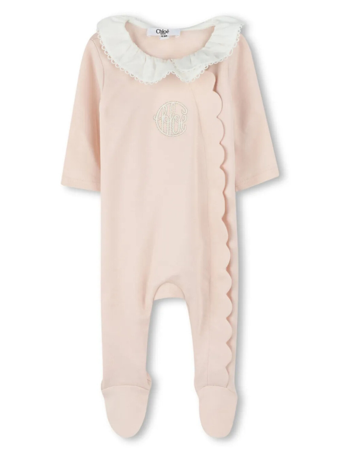 

Chloé Kids пижама с логотипом, розовый