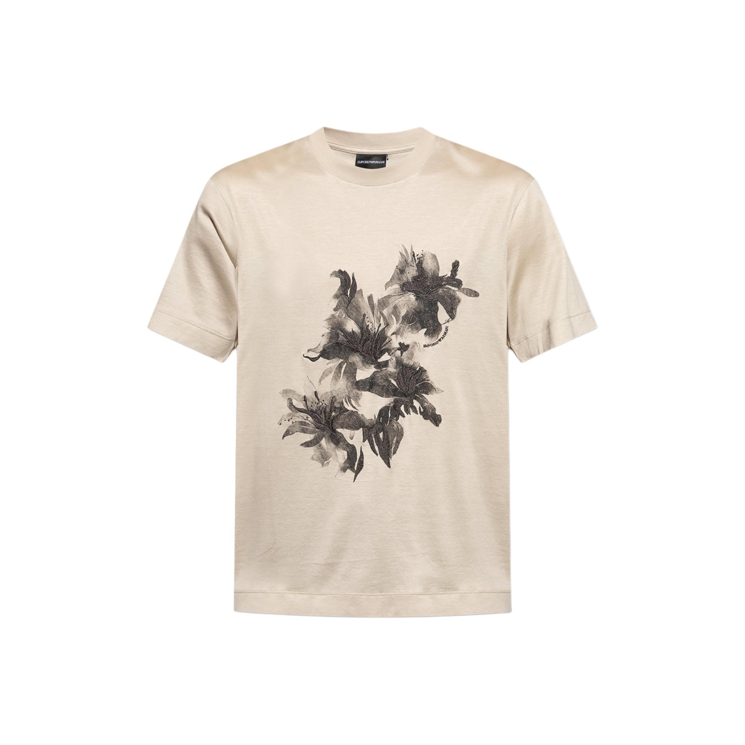 

Футболка с принтом EMPORIO ARMANI, бежевый