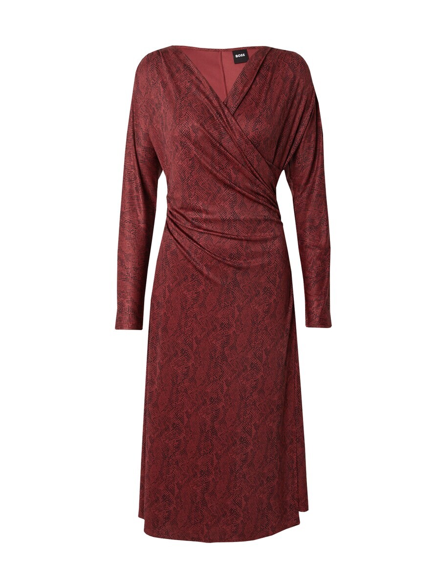 

Платье миди BOSS Dress Ettita, темно-красный