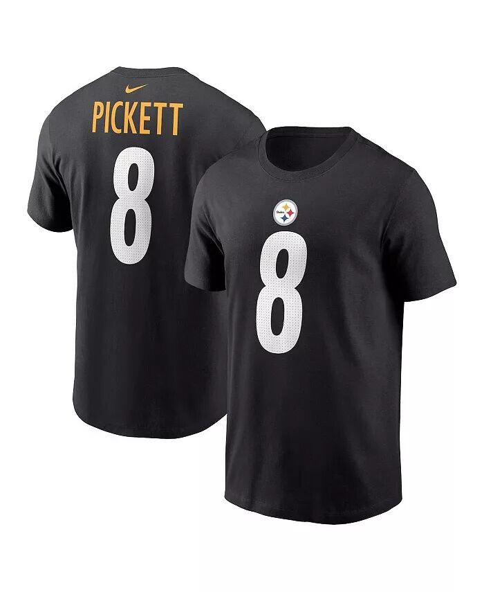 

Мужская черная футболка с именем и номером игрока команды Pittsburgh Steelers Кенни Пикетта Nike