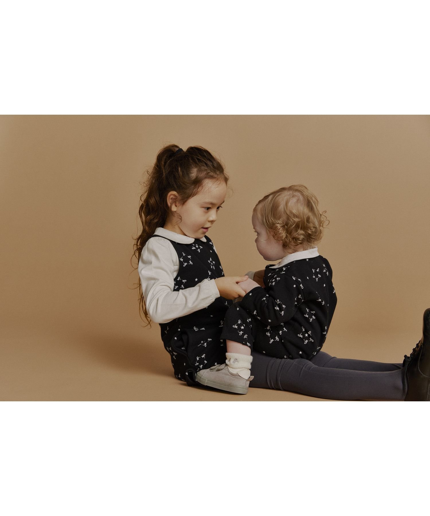 Детская хлопковая блузка с длинными рукавами Agnes b. ENFANT, White — фото 4