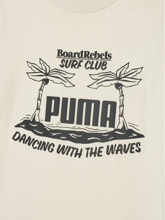 Футболка обычного кроя MID90S Graphic 685152 Puma, бежевый — фото 3