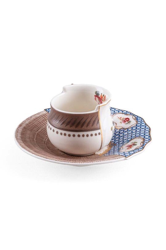 

Дженне чашка и блюдце Seletti, мультиколор