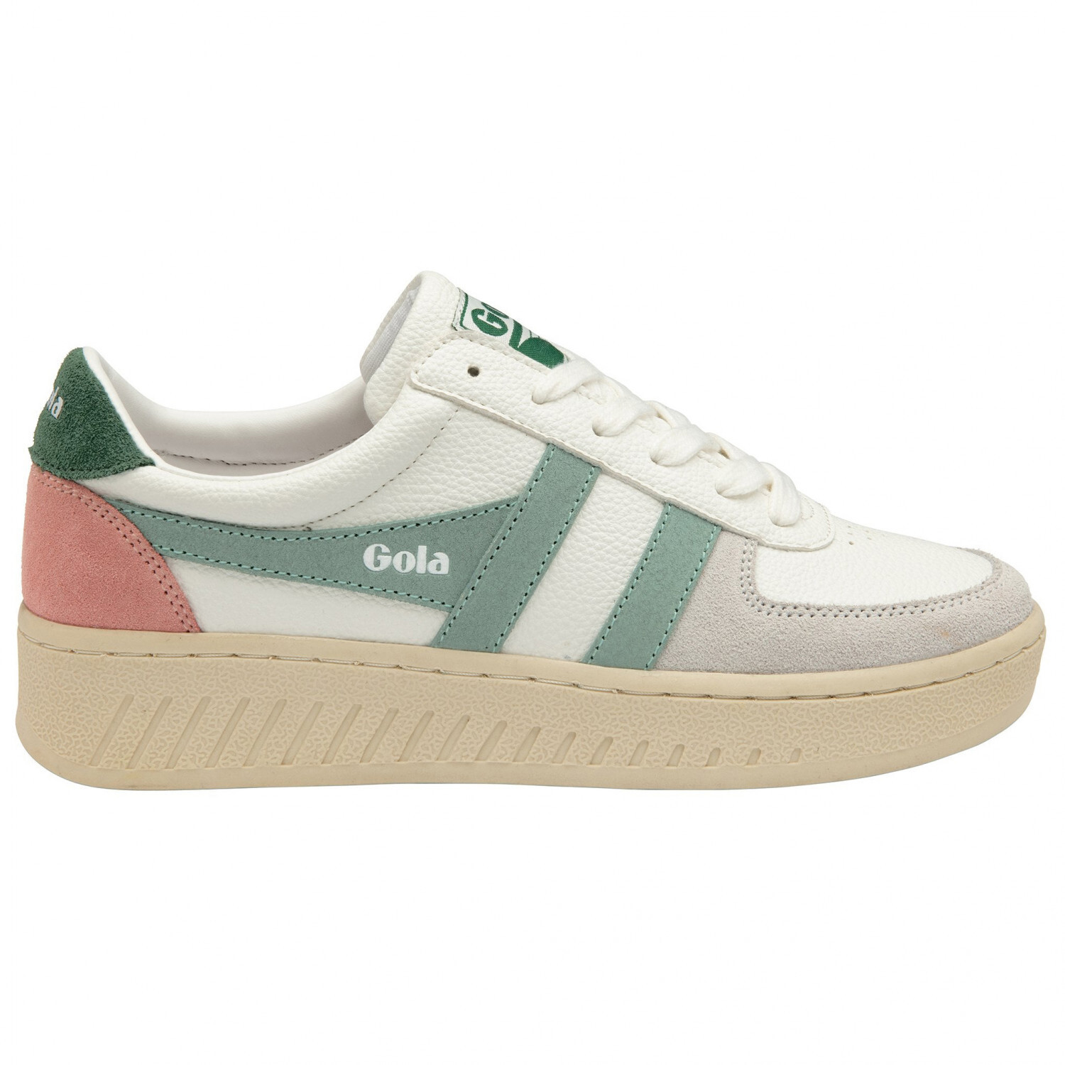 

Кроссовки Gola Women's Grandslam Trident, цвет White/Green Mist/Evergreen
