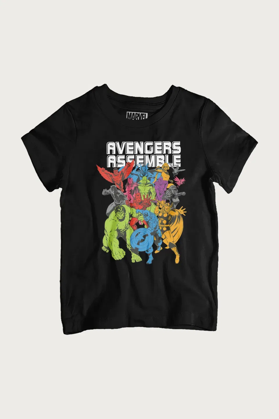 Футболка Marvel с принтом Avengers Assemble, черный — фото 2