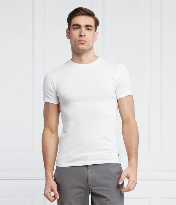 Футболки Slim fit Polo Ralph Lauren, белый — фото 3