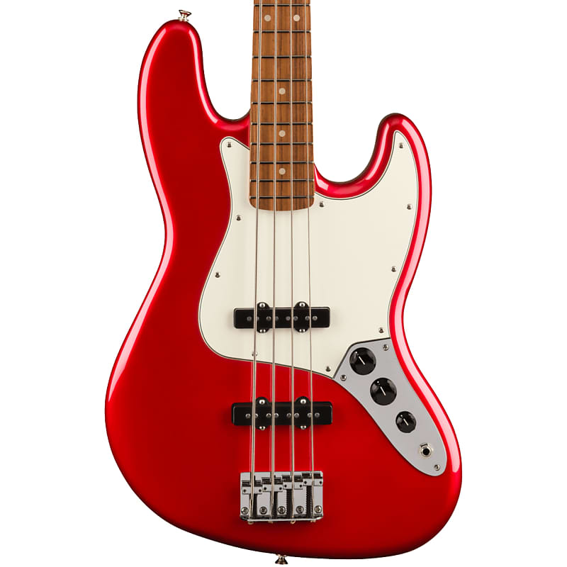 

Басс гитара Fender Player Jazz Bass Guitar, Pau Ferro, Candy Apple Red