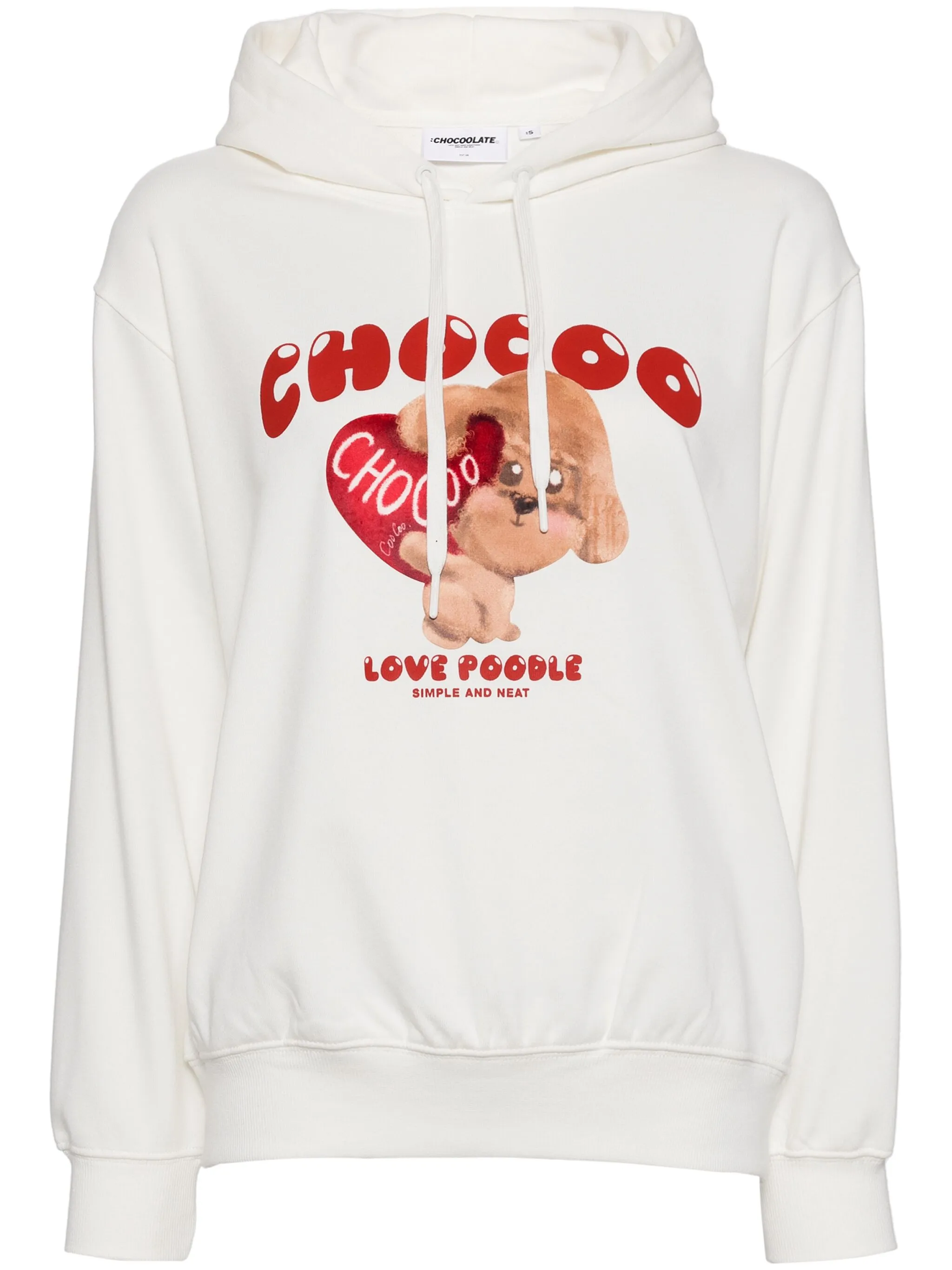 

Худи с графичным принтом Chocoolate, белый