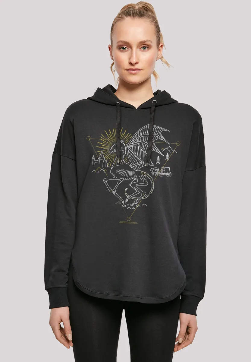 

Толстовка F4NT4STIC "Harry Potter Thestral Line Art", принт, черный