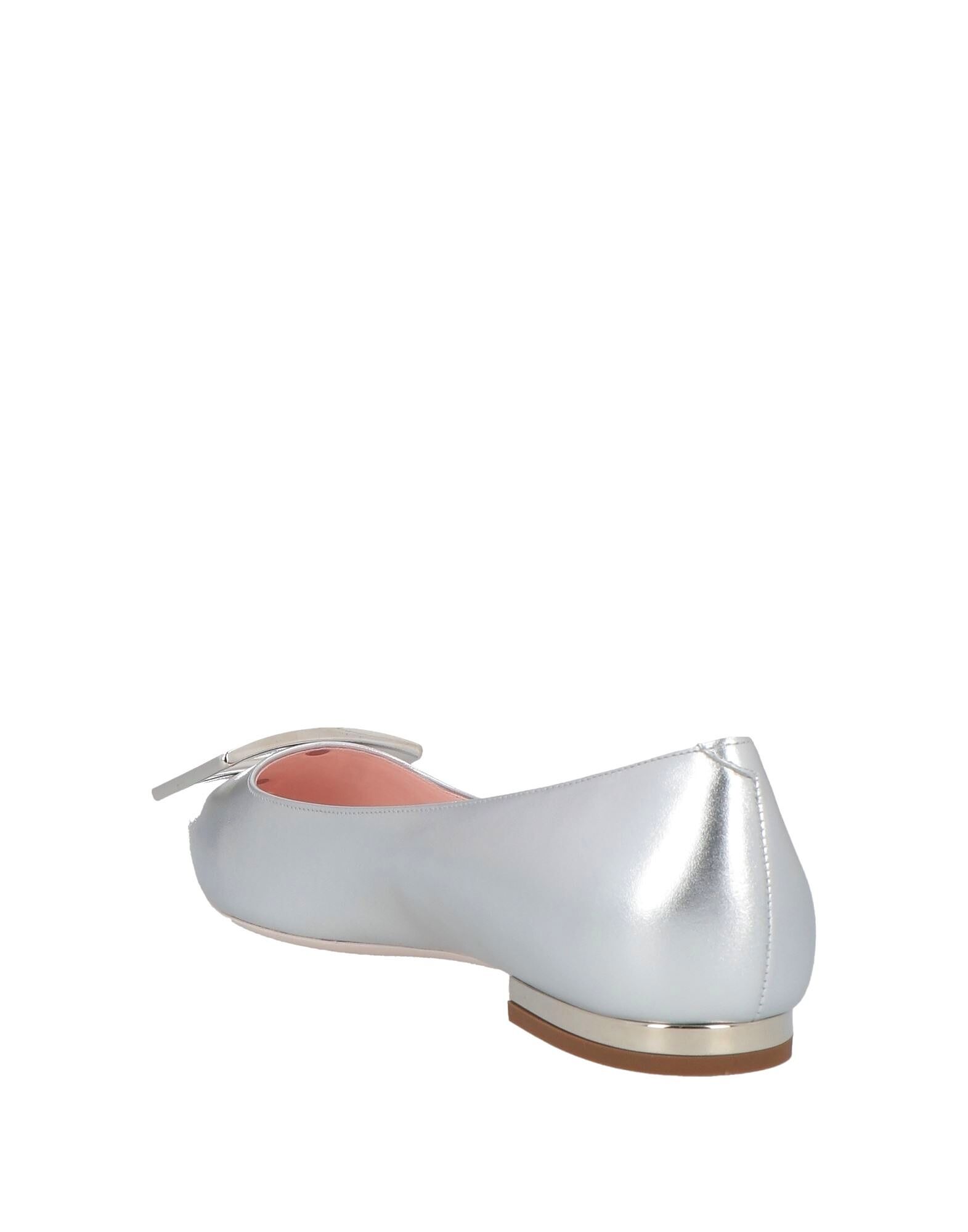 Балетки Roger Vivier, серебряный — фото 3