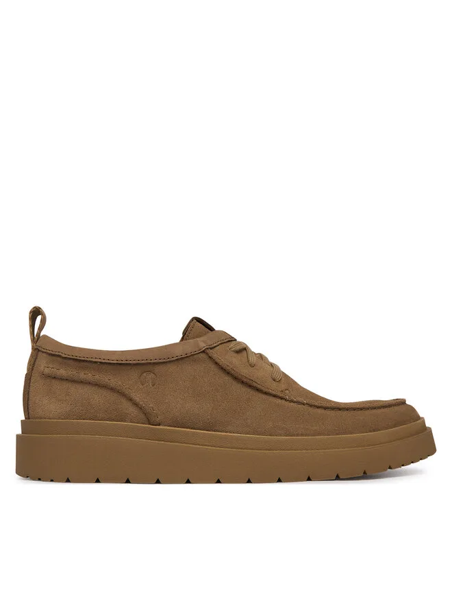 Clarks Низкие туфли Polden Moc 26186452 бежевого цвета