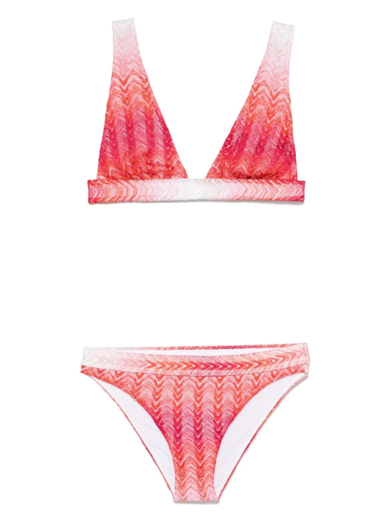 

Бикини Missoni с шевроном, красный