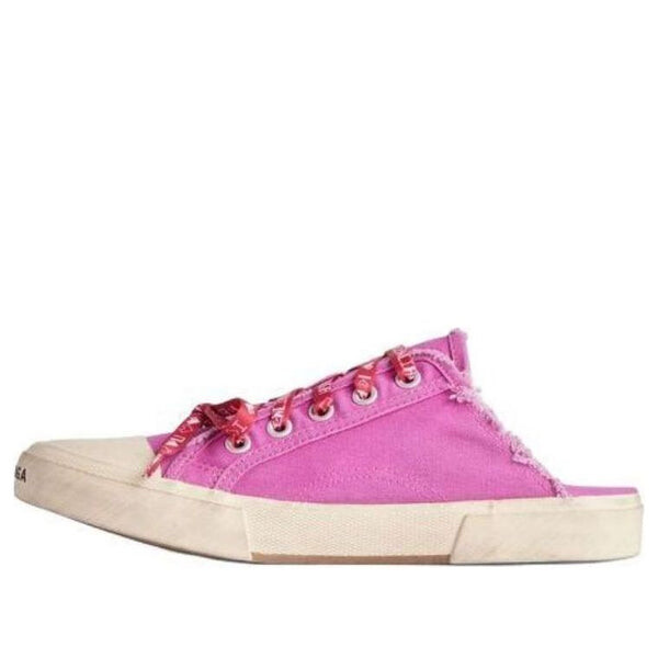 Кроссовки paris mule 'pink' Balenciaga, розовый