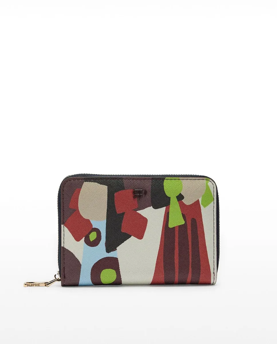 

Средняя женская сумка с застёжкой-молнией и принтами Parfois, многоцветный