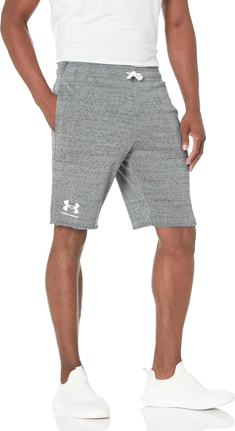 

Under Armour мужские шорты Rival Terry, (781) Opal Green Full Heather/Onyx White