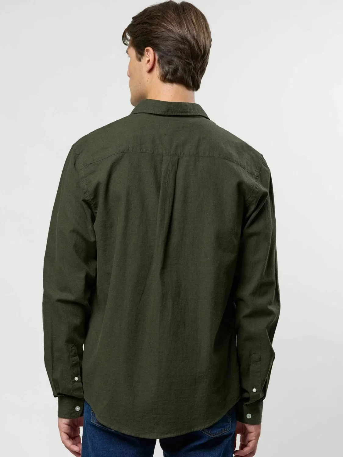Рубашка на пуговицах стандартного кроя 'UMBOLT' U.S. Polo Assn., Dark Brown — фото 4
