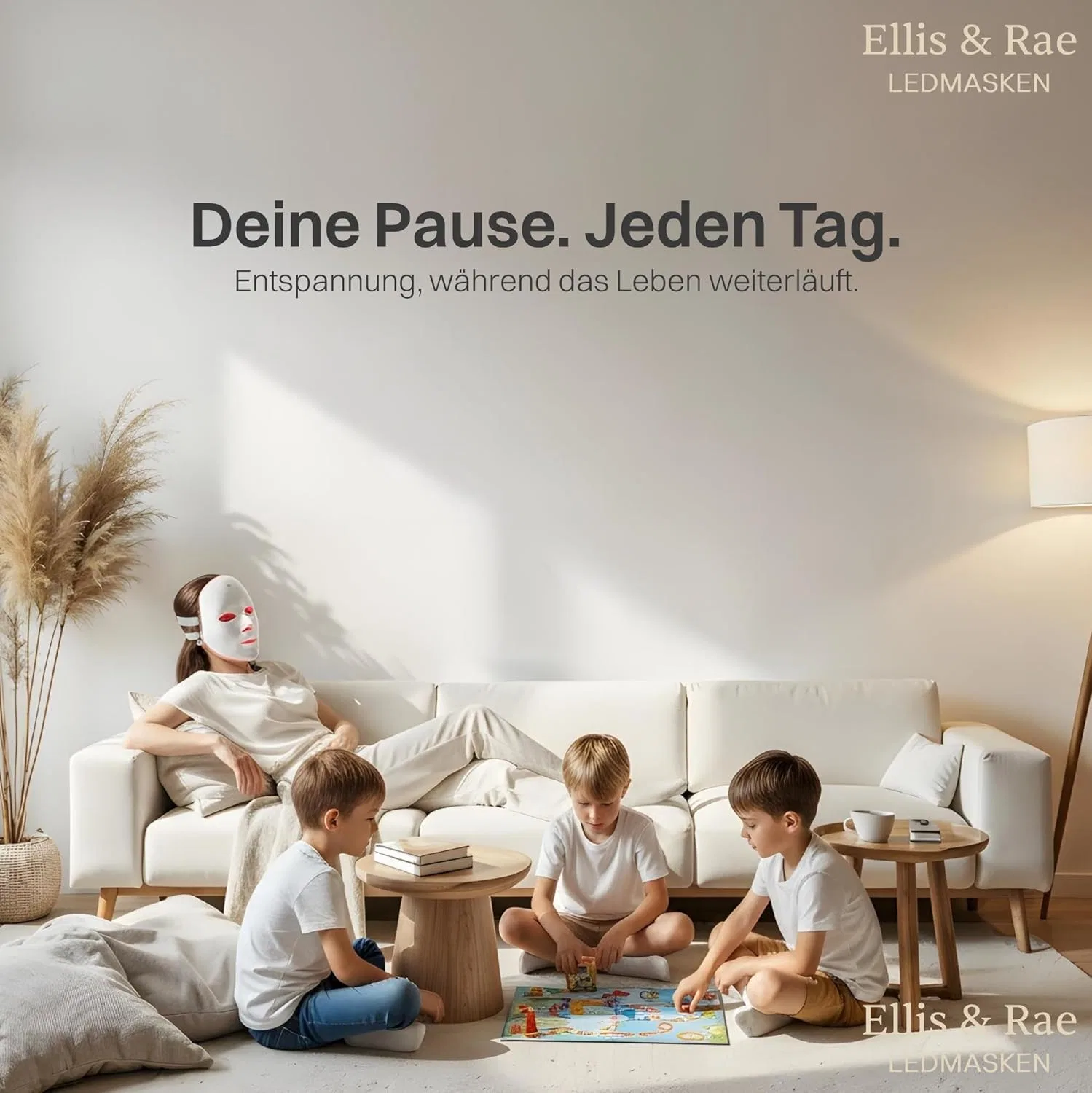 Беспроводная LED маска для лица Ellis & Rae с 7 цветами Ellis & Rae — фото 2