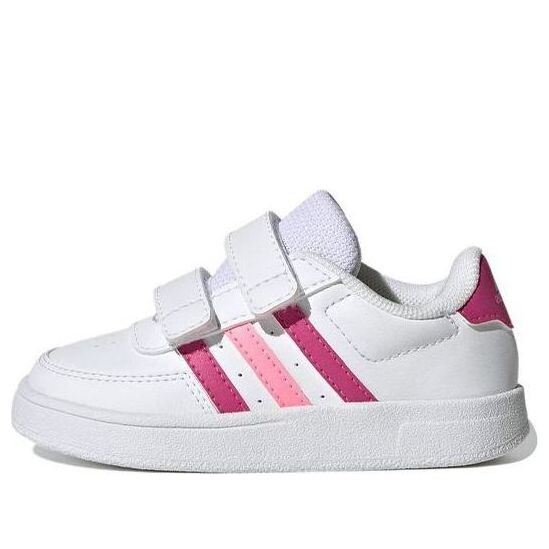 

Кроссовки Breaknet Lifestyle Court с двумя ремешками и петлями Adidas, белый