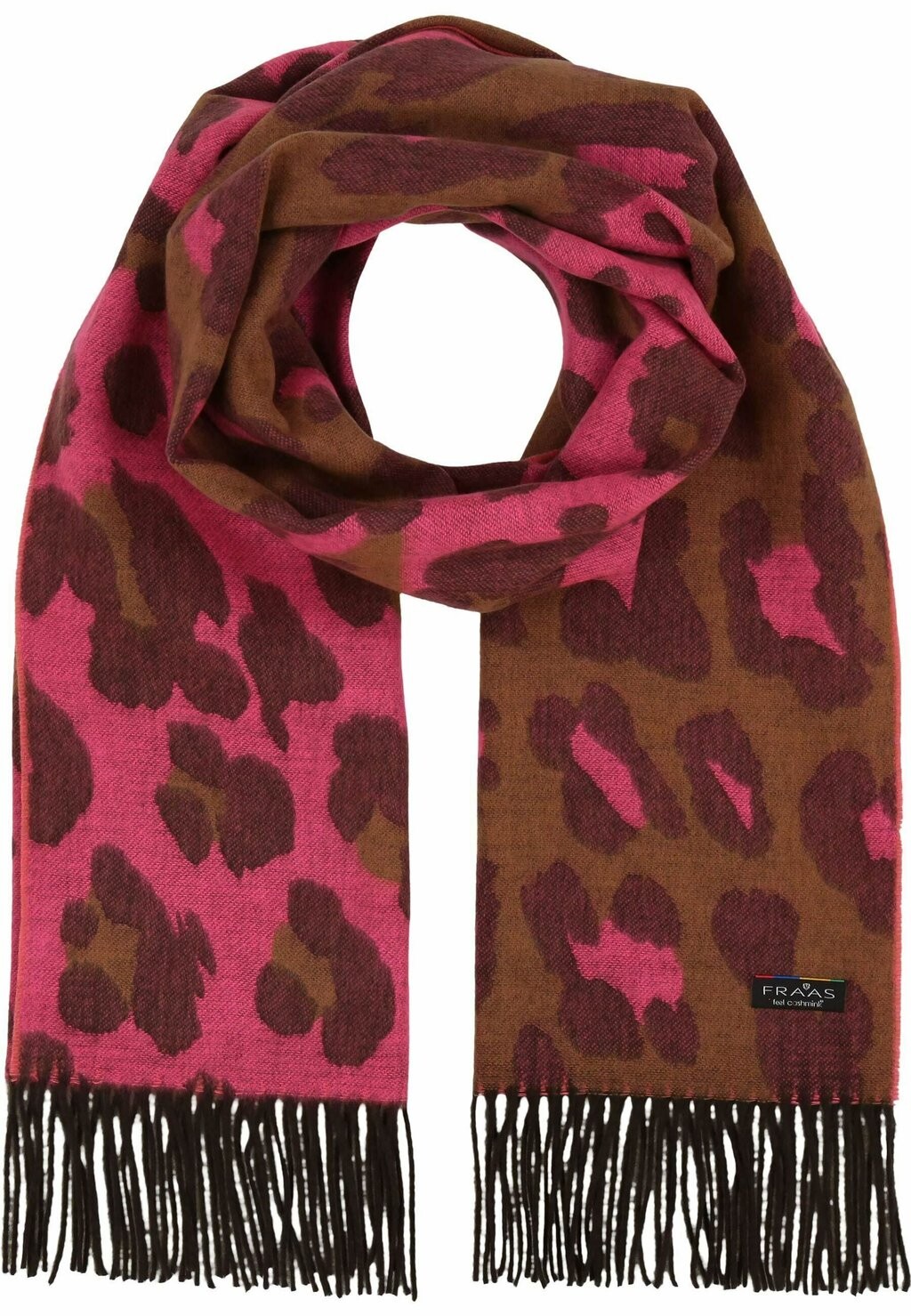 

Шарф ANIMAL LEO CASHMINK MADE IN GERMANY FRAAS, розовый