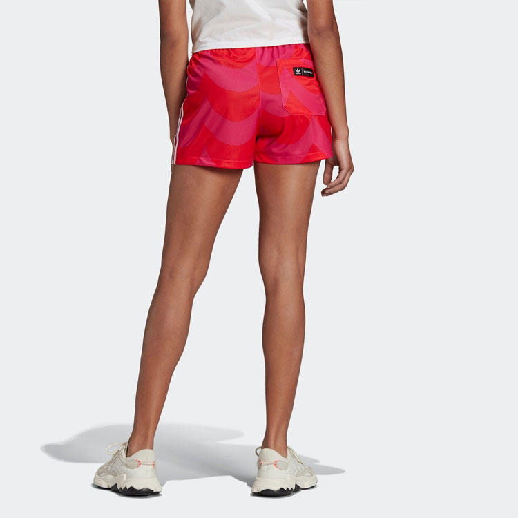 Женские повседневные шорты Marimekko Ярко-красные Adidas Originals — фото 4