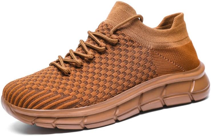 

Кроссовки LLTMALL унисекс с дышащей сеткой и шнуровкой для улицы, для пар, для бега, коричневый