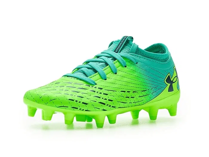 Бутсы Magnetico Select 5 Jr Under Armour Kids, Green Mode/Hyper Green/Academy — фото 2