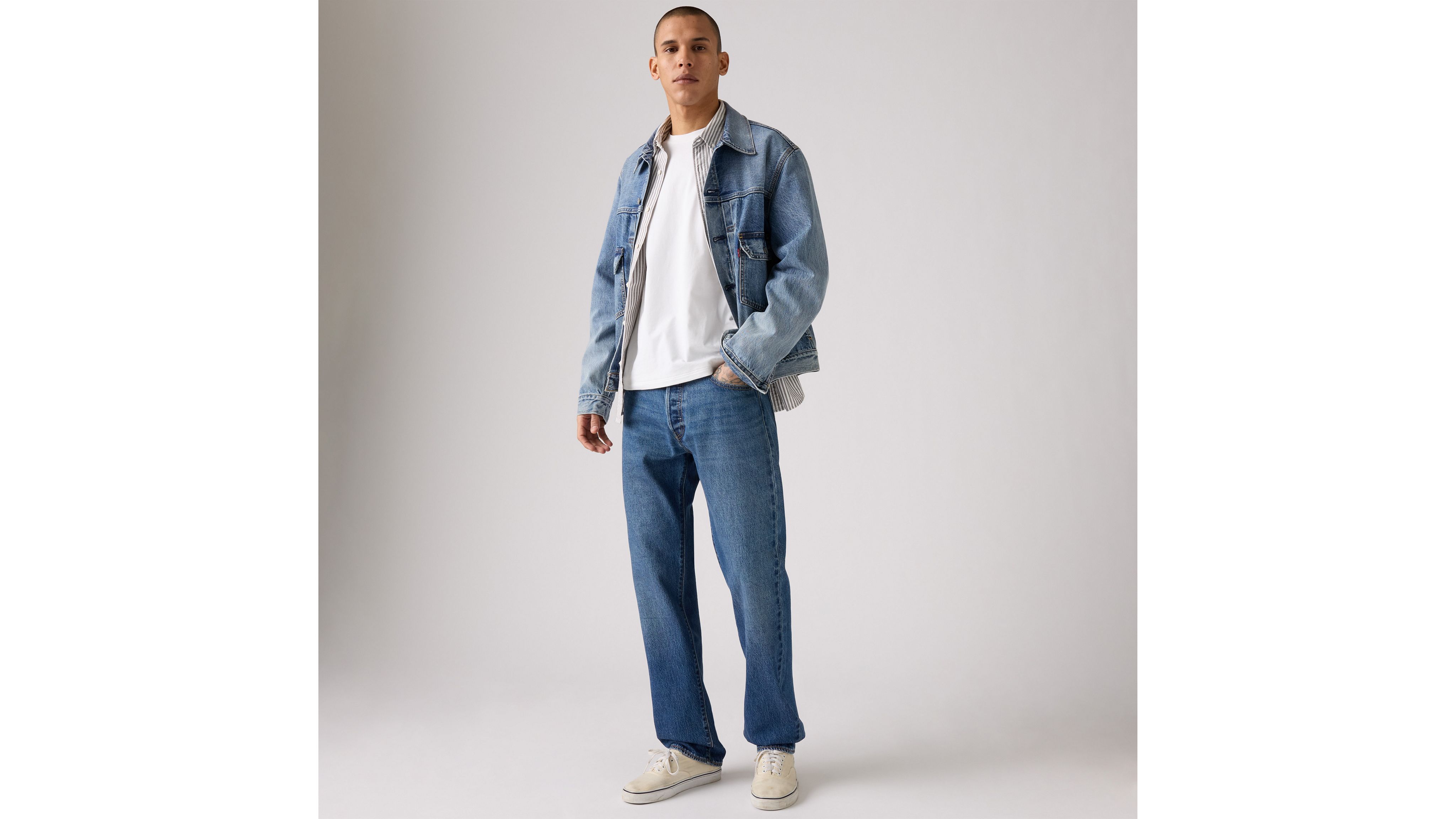 

Мужские джинсы 501 '93 Straight Fit Selvedge Levi's, Cathedral - Dark Wash