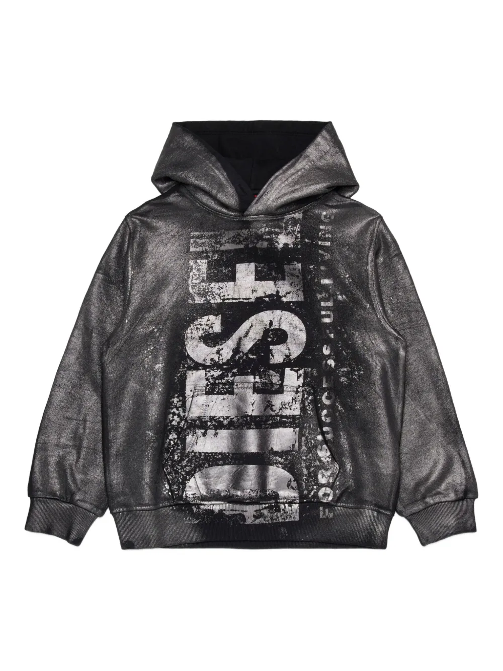 

Худи с логотипом Diesel Kids, черный