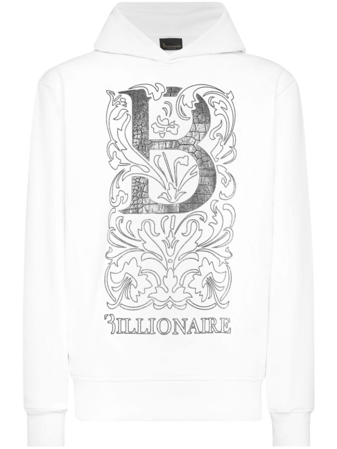 

Billionaire толстовка с логотипом, белый